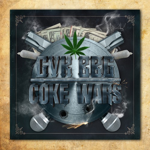 Money illustration with the title 'CD Cover 4'