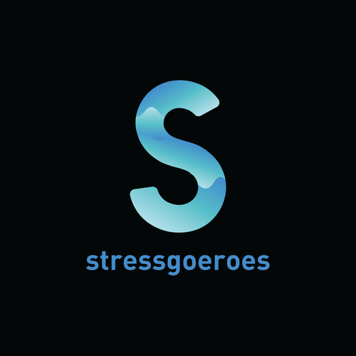 Calm logo with the title 'Logo for stress online platform'