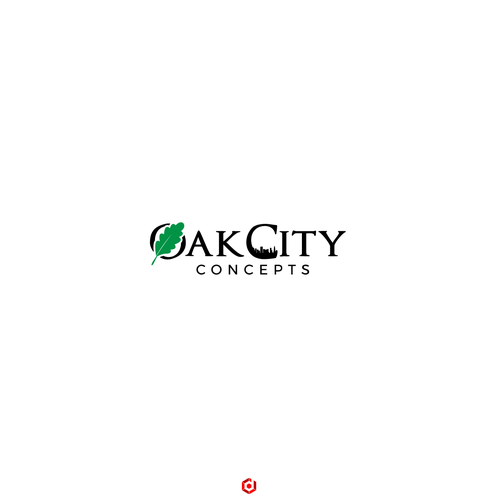 Cityscape logo with the title 'Oak City'