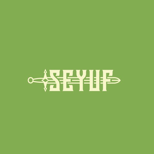 Elegant design with the title 'sword logo'