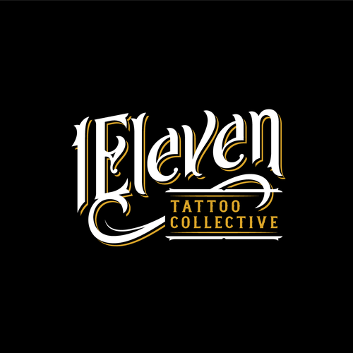Tattoo logo with the title '1Eleven Tattoo Collective'