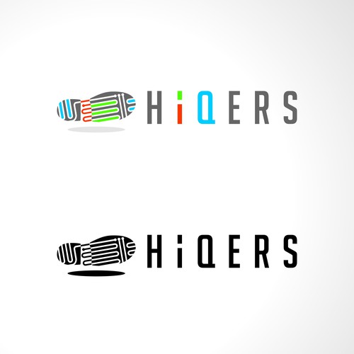 Backpacker logo with the title 'Please design a company logo associated with hikers and legal professionals'