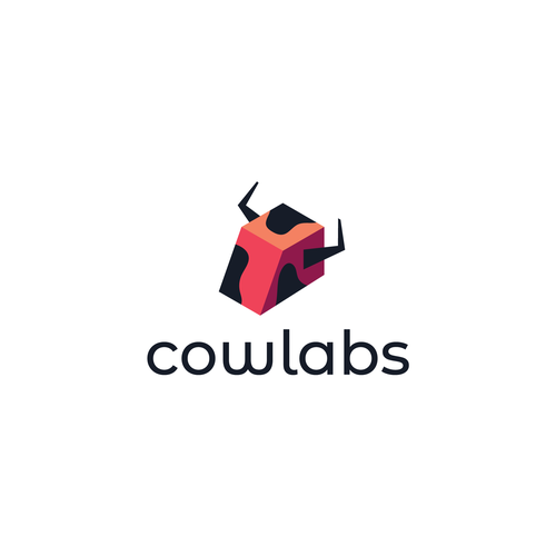 Cow brand with the title 'cowlabs logo'