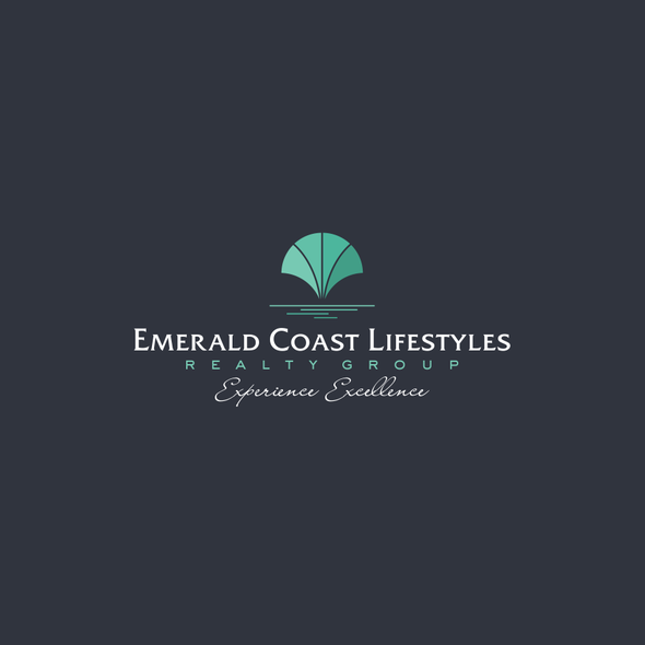 Script brand with the title 'Emerald Coast Lifestyles logo'