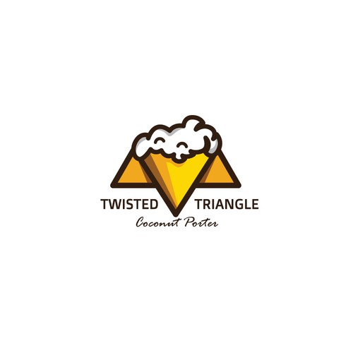 Twist logo with the title 'Logo for Twisted Triangle'
