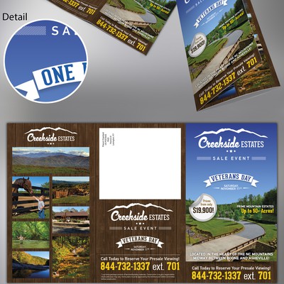 North Carolina Mountain Community Trifold Brochure