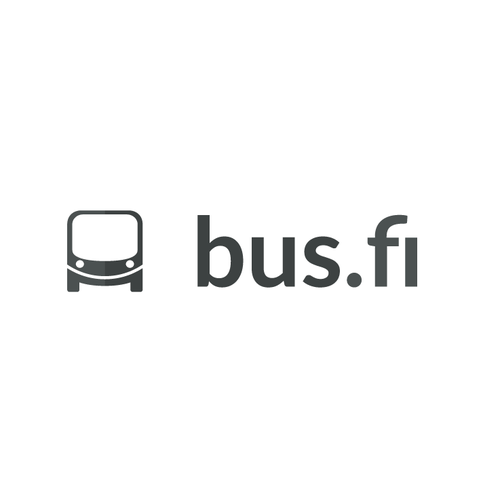 Bus design with the title 'Scandinavian bus booking service'