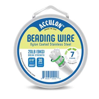 Beading wire label design