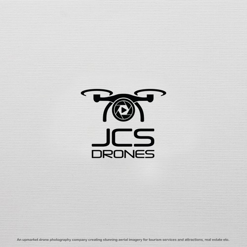 Drone logo with the title 'JCS Drones'