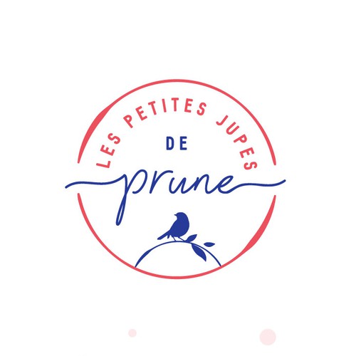 French logo with the title 'Les petites jupes de Prune'