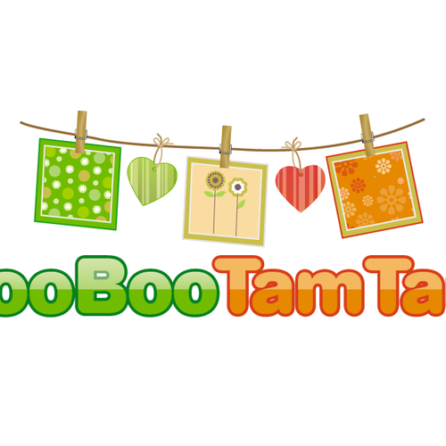 Fabric logo with the title 'Fun New Logo!'