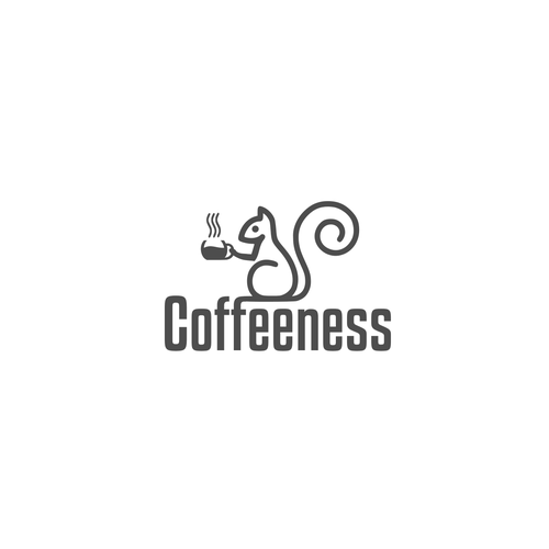 One line design with the title 'Coffeeness'