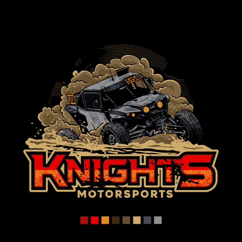 Motorsport design with the title 'Knight Motorsports'
