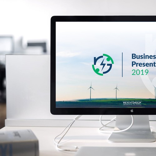 Environmental design with the title 'Power Deck for Renewable Energy business'