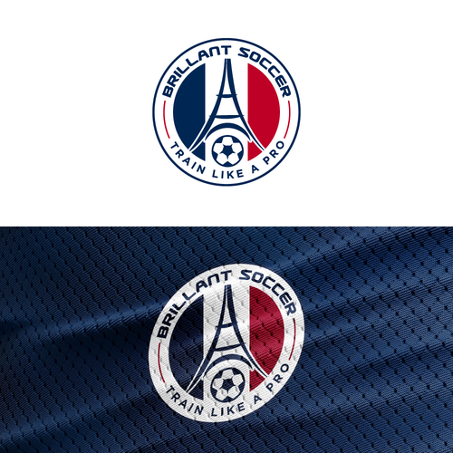 Soccer logo with the title 'logo design'