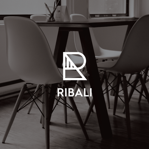 Minimalist brand with the title 'Logo for Ribali'