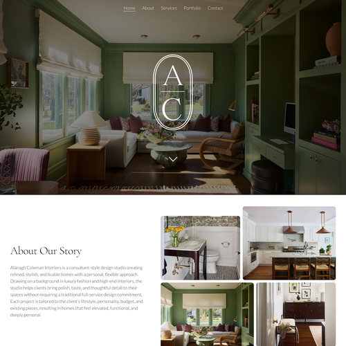 Design with the title 'Alanagh Coleman Interiors Redesign'