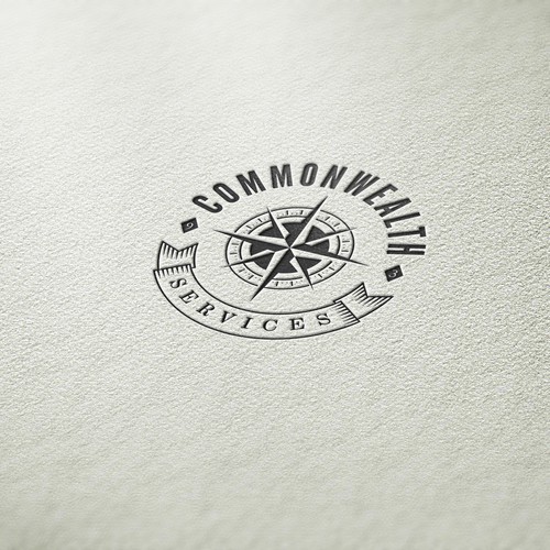 Clock design with the title 'Finance Logo'