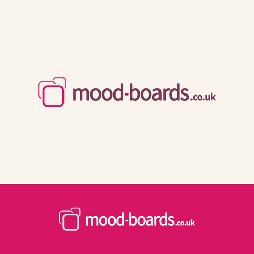 Screen design with the title 'Interior design logo for online brand'