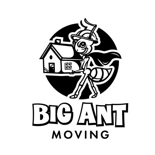 Moving company logo with the title 'Logo design for a Trucking Company'