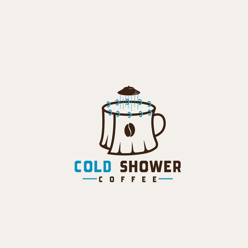 Shower design with the title 'Cold Shower coffee'