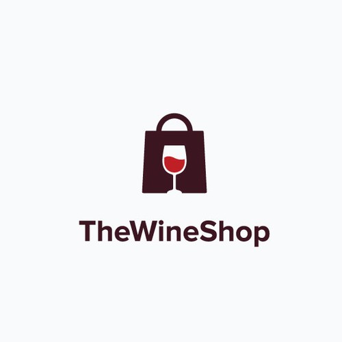 Trade logo with the title 'Whine Shop'