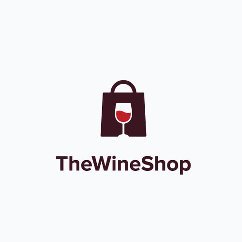Cart logo with the title 'Whine Shop'