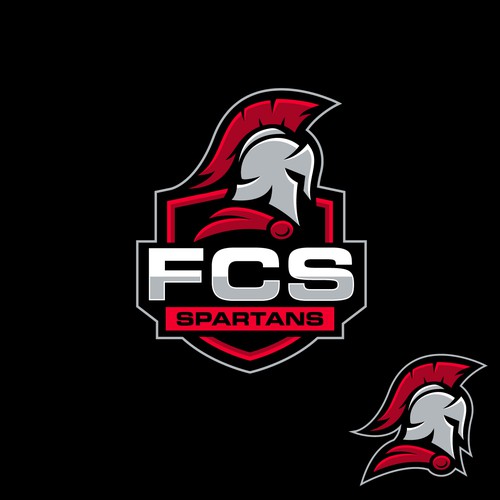Spartan logo with the title 'FCS Spartans'