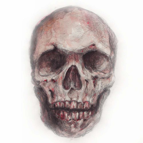 Cool t-shirt with the title 'fresh skull'