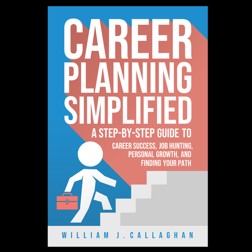 Work book cover with the title 'Colorful professional book cover design for career/job'