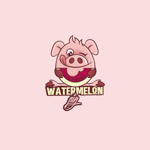 Watermelon logo with the title 'Watermelon Pig'
