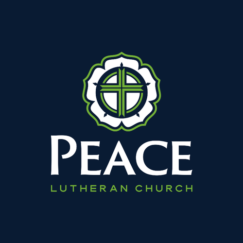Cross brand with the title 'Peace Lutheran Church'