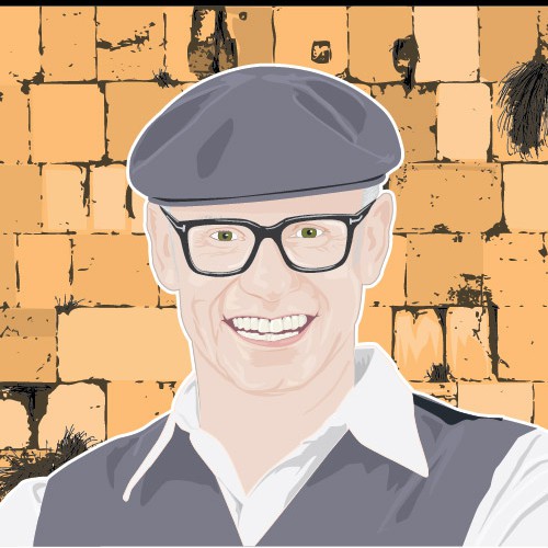 Portrait logo with the title 'Accidental Talmudist'