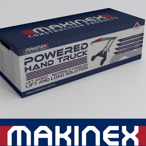 Hardware design with the title 'Hand truck'