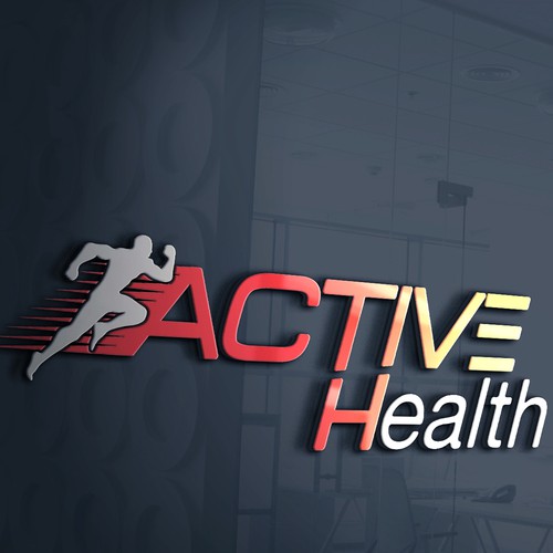 Supplement logo with the title 'Active health logo'