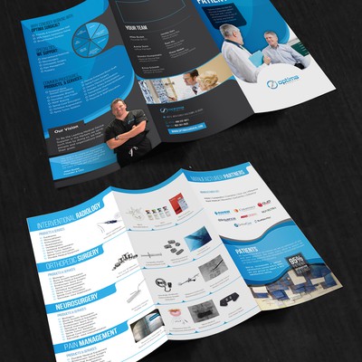 Optima Surgical Brochure design