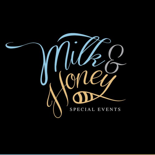 Milk logo with the title 'Milk & Honey Special Events'