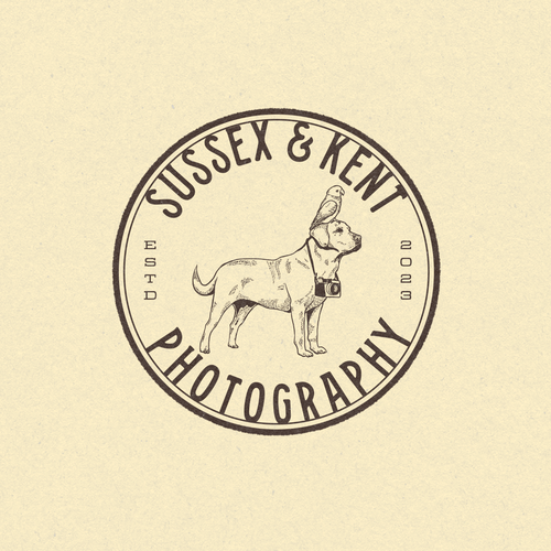 Modern logo with the title 'Vintage Design For Susex and kent'