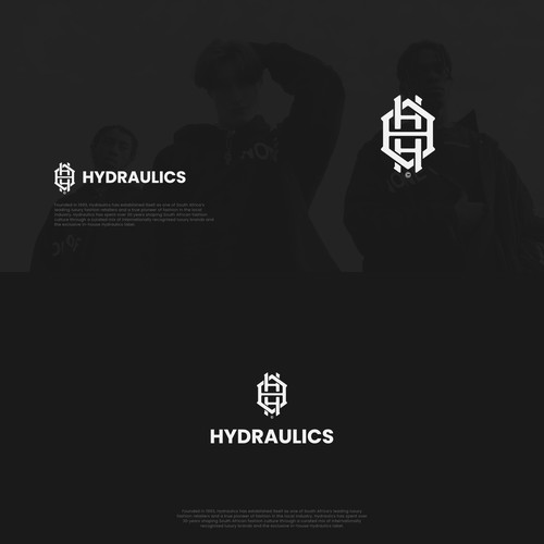 Logo with the title 'Hydraulics Logo'