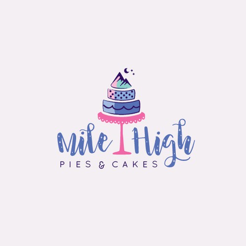 Cake logo with the title 'Organic logo for a cake designer'