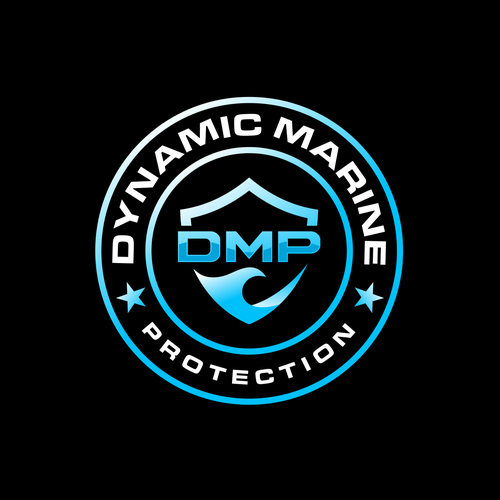 Boat logo with the title 'Dynamic Marine Protection'