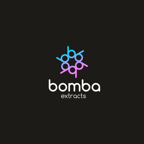 Nightclub logo with the title 'logo for bomba extracts'