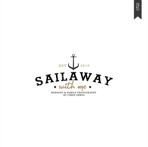 Naval logo with the title 'Sail Away With Me Photography'