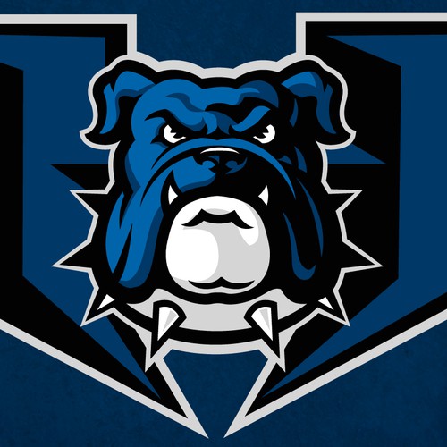 Bulldog logo with the title 'Bulldog sports logo'