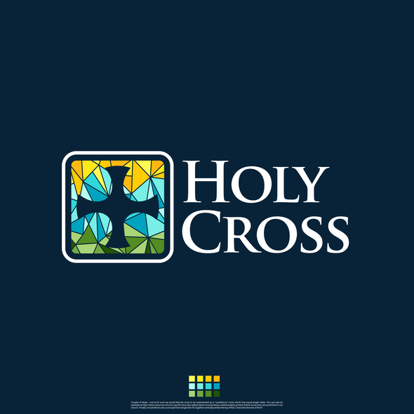 Mosaic brand with the title 'Holy Cross'