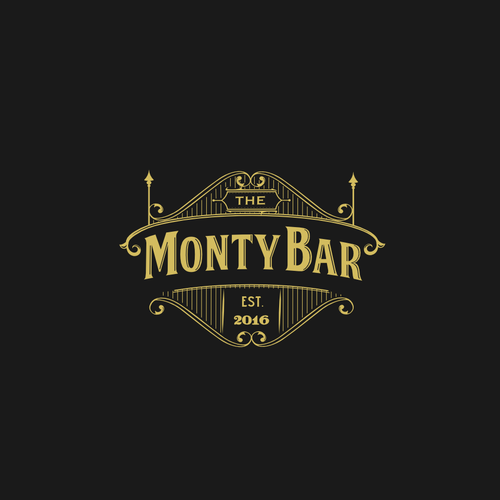 Whiskey logo with the title 'Logo for whiskey bar'