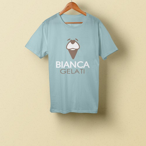 Pastel logo with the title 'Logo for Bianca Gelati'