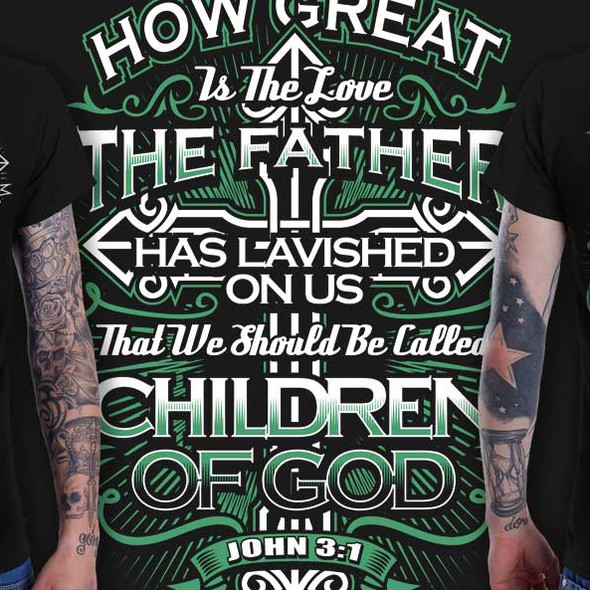 Christian t-shirt with the title 'CHRISTIAN QUOTE T SHIRT'