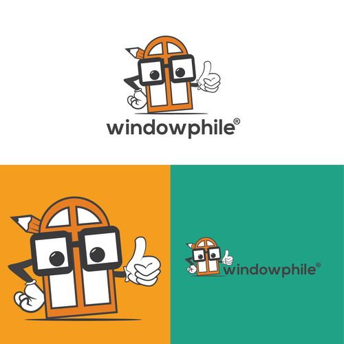 Expert design with the title 'Character logo for Windowphile '