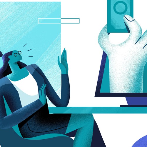 Motion graphics design with the title 'compd'